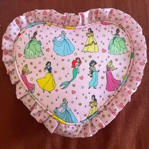 Stoney Clover Never Stop Dreaming Disney Princess heart pouch